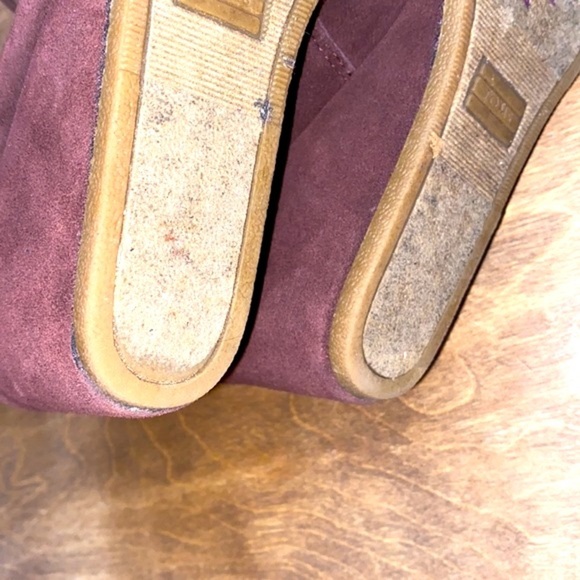 Tom’s lace up wedge ankle booties brown size 8 1/2 - Picture 9 of 9